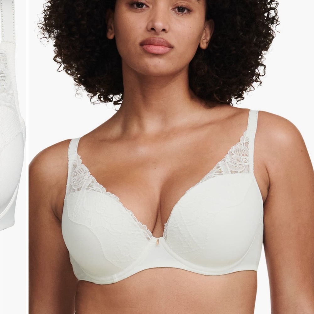 COPY - Chantelle Orangerie Plunge bra size 34G (34dddd) in excellent used condi…